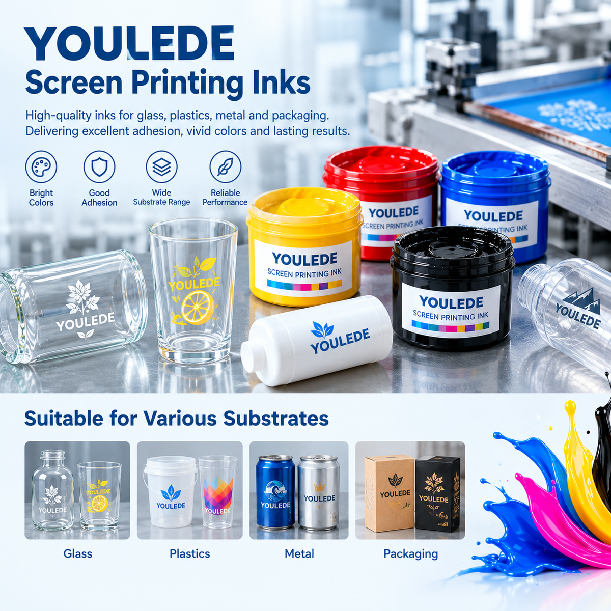 Screen-printing UV(LED-UV) ink